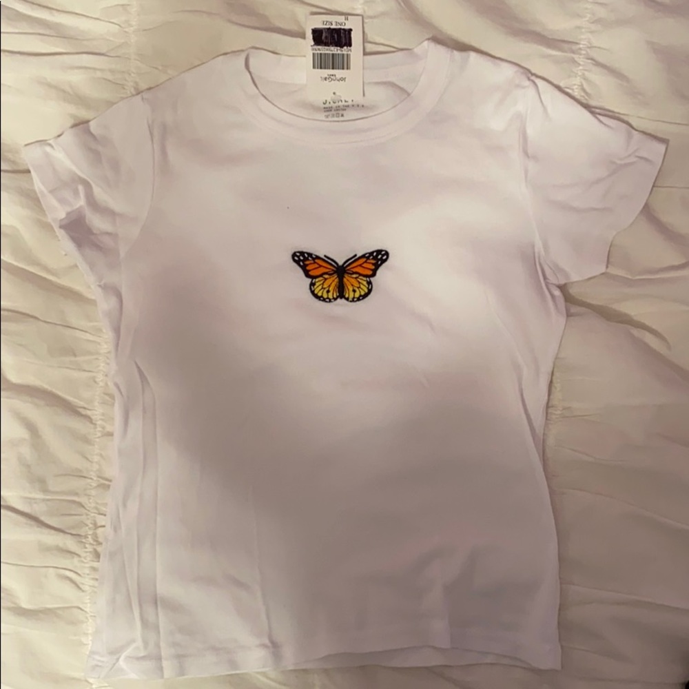 Brandy Melville butterfly shirt